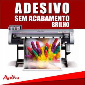 Adesivo Adesivo  Vinil Impresso 100x100  Brilho Sem Acabamento * 