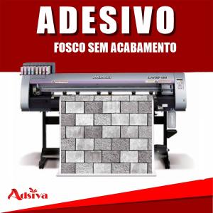 Adesivo Adesivo Impresso Laminado 100x100  Fosco Sem Acabamento * 